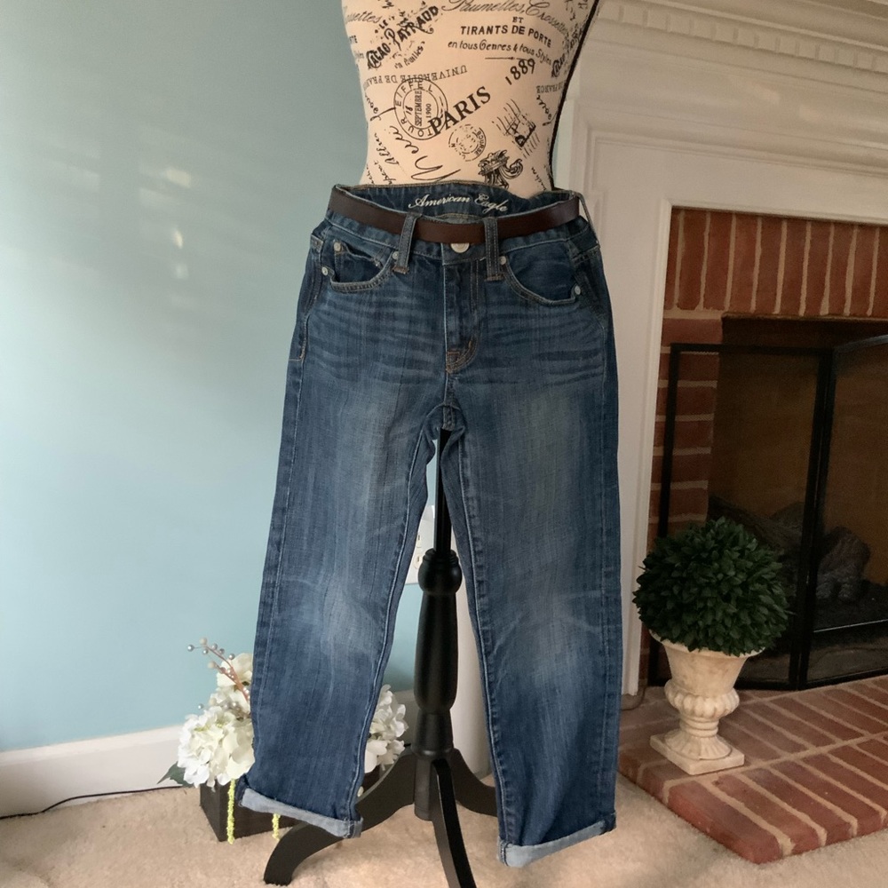 Like New⭐️ Boy Fit Cropped Jeans! American Eagle
